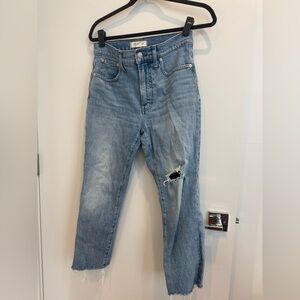 Madewell perfect vintage crop petite Denim Jeans